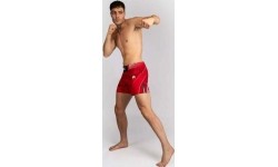 Men's UFC Zenith by Venum Red Authentic Fight Night Short Fit Fight Short