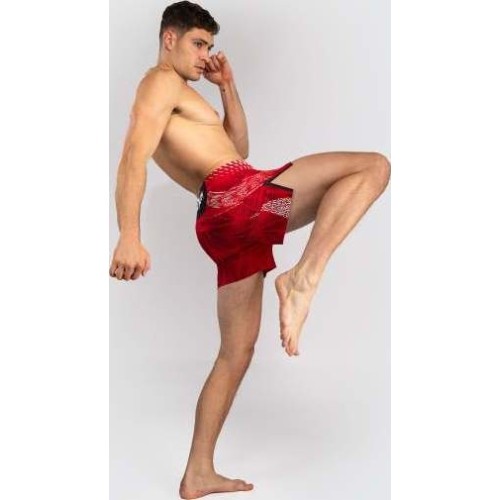 Men's UFC Zenith by Venum Red Authentic Fight Night Short Fit Fight Short
