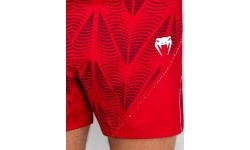 Men's UFC Zenith by Venum Red Authentic Fight Night Short Fit Fight Short