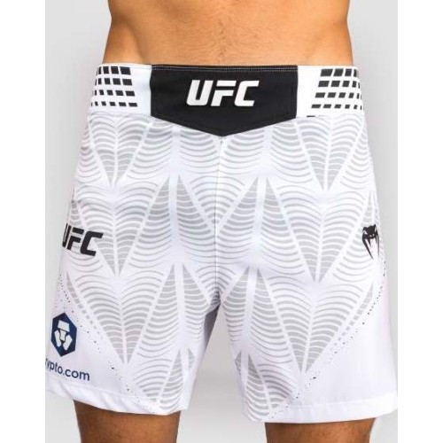 Men's UFC Zenith by Venum White Authentic Fight Night Short Fit Fight Short