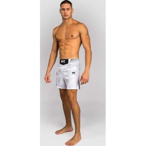 Men's UFC Zenith by Venum White Authentic Fight Night Short Fit Fight Short