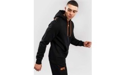Men's UFC Zenith by Venum Black Authentic Fight Week Pullover Hoodie