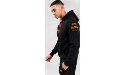 Men's UFC Zenith by Venum Black Authentic Fight Week Pullover Hoodie