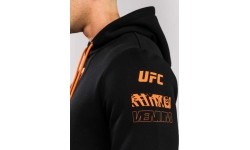 Men's UFC Zenith by Venum Black Authentic Fight Week Pullover Hoodie