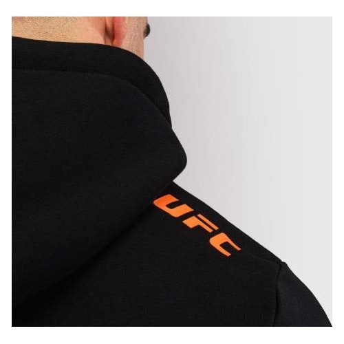 Men's UFC Zenith by Venum Black Authentic Fight Week Pullover Hoodie