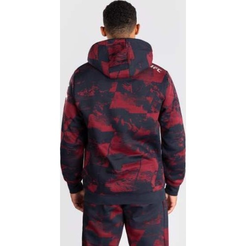 Men's UFC Zenith by Venum Burgundy Authentic Fight Week Pullover Hoodie