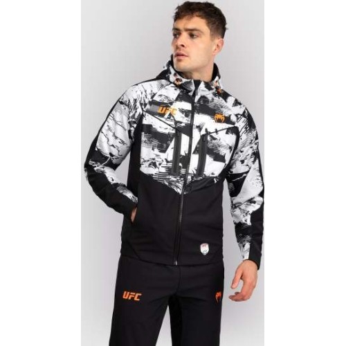 Men's UFC Zenith by Venum White Authentic Fight Week Zip Hoodie