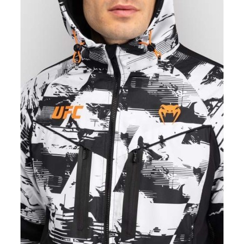 Men's UFC Zenith by Venum White Authentic Fight Week Zip Hoodie