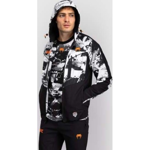 Men's UFC Zenith by Venum White Authentic Fight Week Zip Hoodie