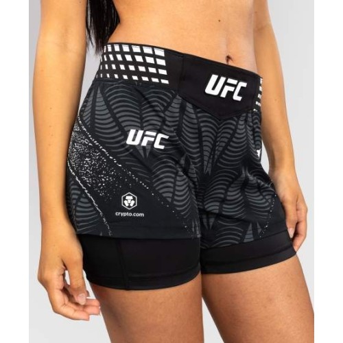 Women's UFC Zenith by Venum Black Authentic Short Fit Fight Short