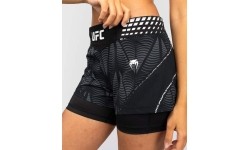 Women's UFC Zenith by Venum Black Authentic Short Fit Fight Short