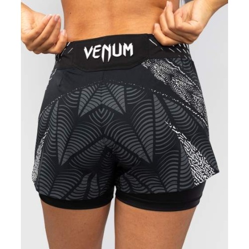 Women's UFC Zenith by Venum Black Authentic Short Fit Fight Short
