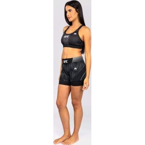Women's UFC Zenith by Venum Black Authentic Short Fit Fight Short