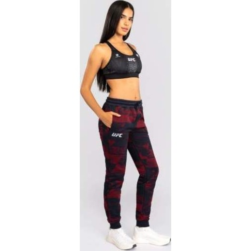 Women's UFC Zenith by Venum Burgundy Authentic Fight Week Pant