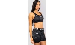 Women's UFC Zenith by Venum Black Authentic Fight Night Sports Bra