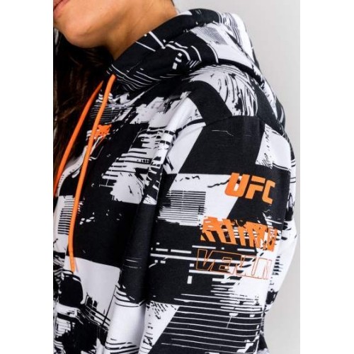 Women's UFC Zenith by Venum White Authentic Fight Week Pullover Hoodie