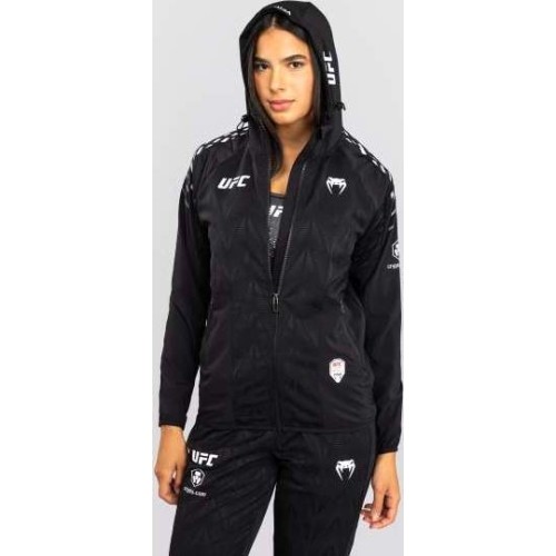 Women's UFC Zenith by Venum Black Authentic Fight Night Walkout Hoodie