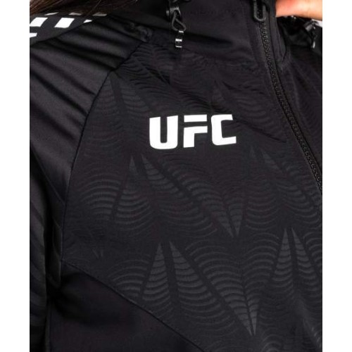 Women's UFC Zenith by Venum Black Authentic Fight Night Walkout Hoodie