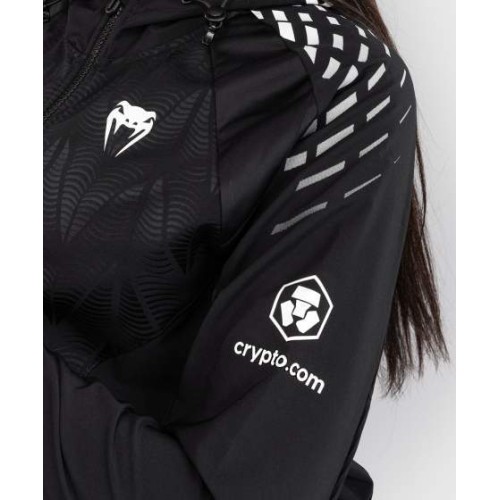 Women's UFC Zenith by Venum Black Authentic Fight Night Walkout Hoodie