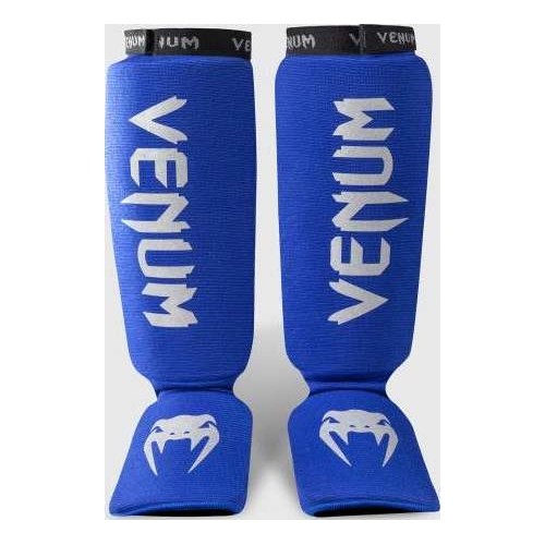 Venum Kontact Shinguards - Royal Blue/ Silver