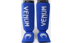 Venum Kontact Shinguards - Royal Blue/ Silver