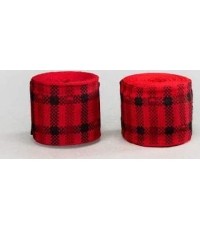 Venum Tartan Handwraps - Fury Red