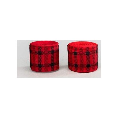 Venum Tartan Handwraps - Fury Red