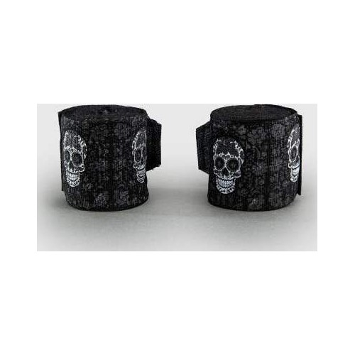 Venum Santa Muerte Handwraps - Black/White