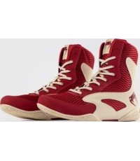 Venum Contender Boxing Shoes - Ruby Red/ Ivory