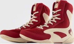Venum Contender Boxing Shoes - Ruby Red/ Ivory