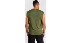 Venum Divide Sleeveless T-Shirt - Military Green