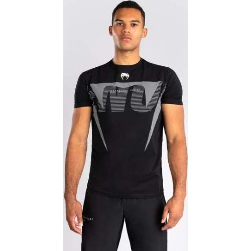 Venum Adrenaline T-Shirt - Black/Silver Grey