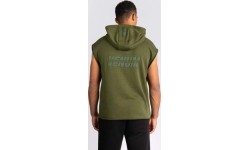 Venum Divide Sleeveless Hoodie - Military Green