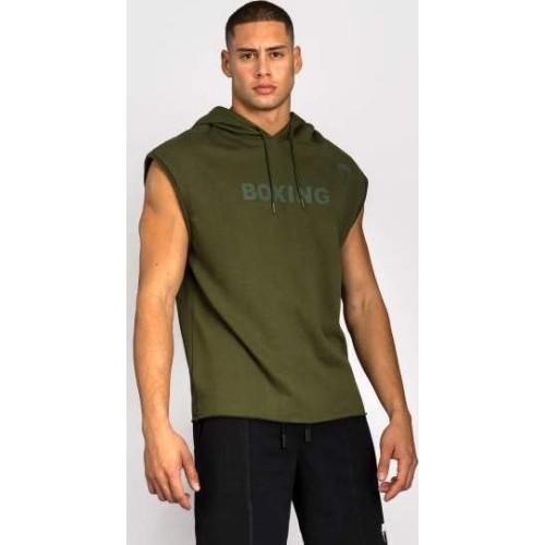 Venum Boxing VT Sleeveless Hoodie - Military Green