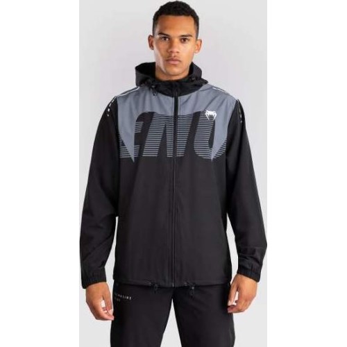 Venum Adrenaline Track Jacket - Black/Silver Grey