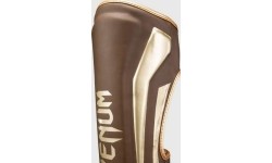 Venum Elite Shin Guards - Dark Brown