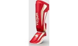 Venum Elite Shin Guards - Red