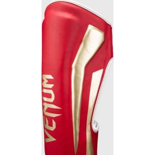Venum Elite Shin Guards - Red