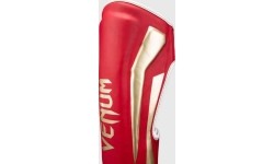 Venum Elite Shin Guards - Red