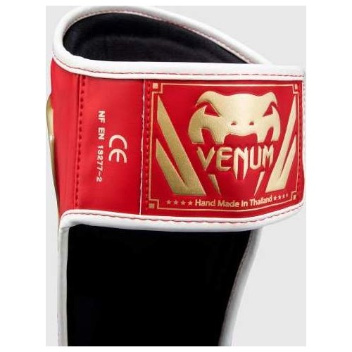 Venum Elite Shin Guards - Red