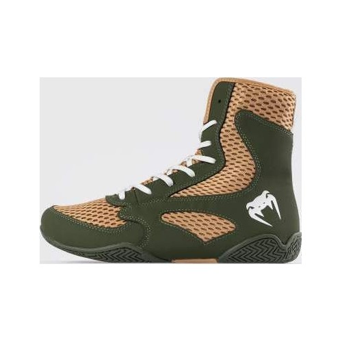 Venum Contender Boxing Shoes - Military Green/Sand