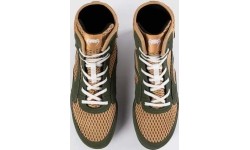 Venum Contender Boxing Shoes - Military Green/Sand