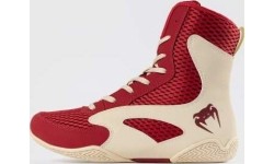 Venum Contender Boxing Shoes - Ruby Red/ Ivory