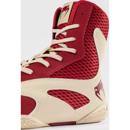Venum Contender Boxing Shoes - Ruby Red/ Ivory
