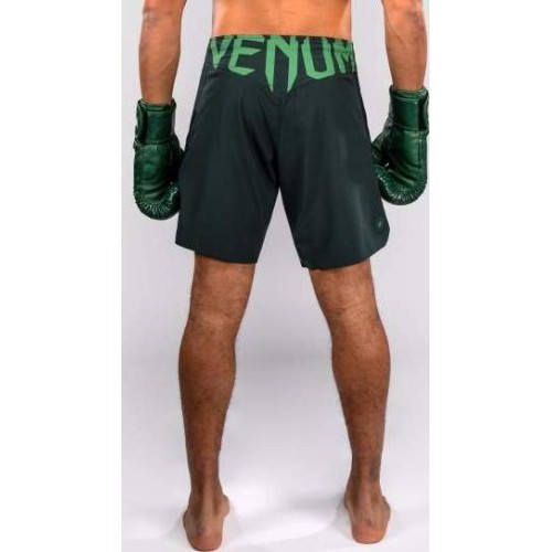 Venum Light 5.0 Fightshorts - Forest Green/Light Green