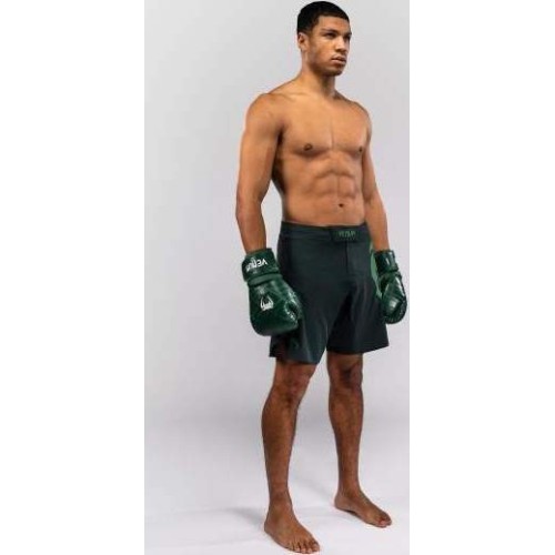 Venum Light 5.0 Fightshorts - Forest Green/Light Green