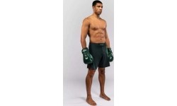 Venum Light 5.0 Fightshorts - Forest Green/Light Green