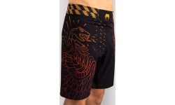 Venum Quetzal Fury Fightshorts - Black/Fury Red/ Tangerine