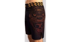 Venum Quetzal Fury Fightshorts - Black/Fury Red/ Tangerine