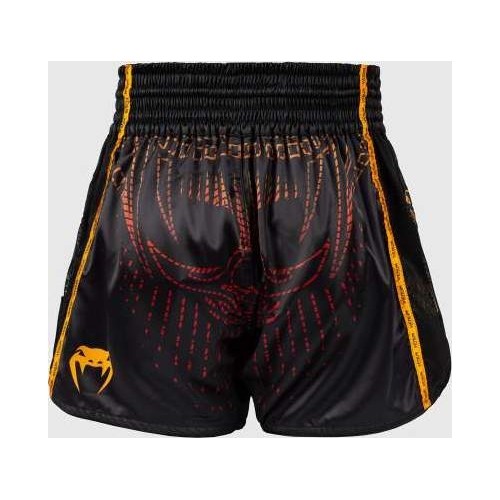Venum Quetzal Fury Muay Thai shorts - Black/Fury Red/ Tangerine